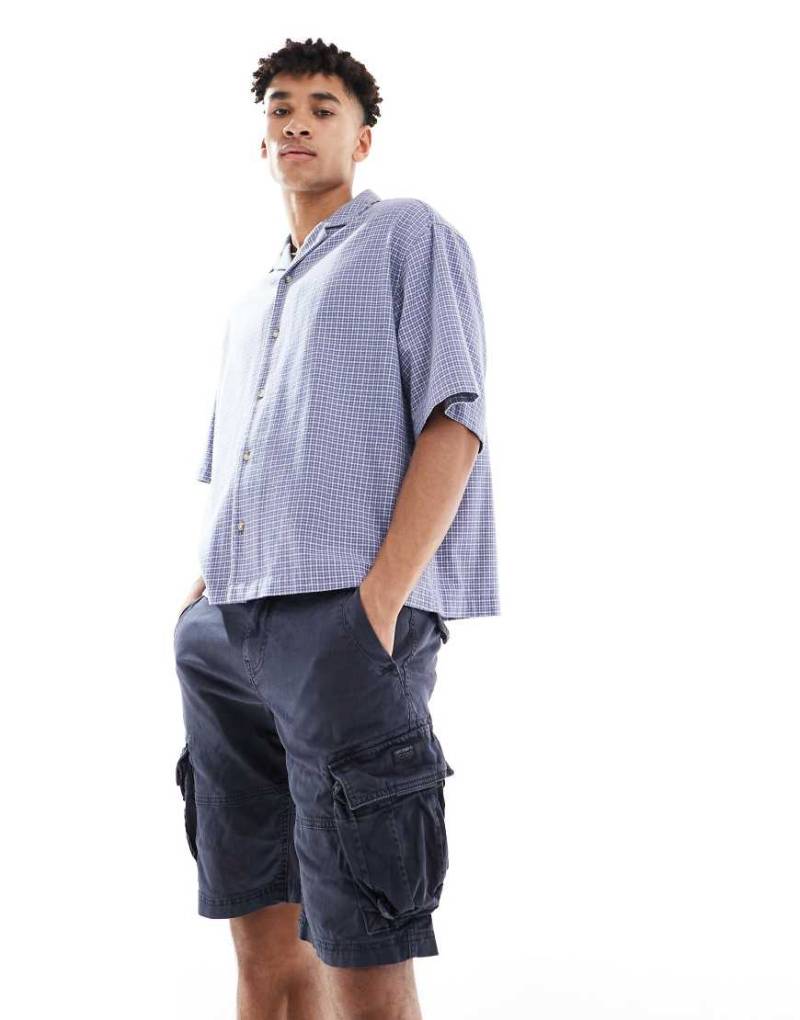 Superdry - Core - Cargo-Shorts in Eclipse-Marineblau von Superdry