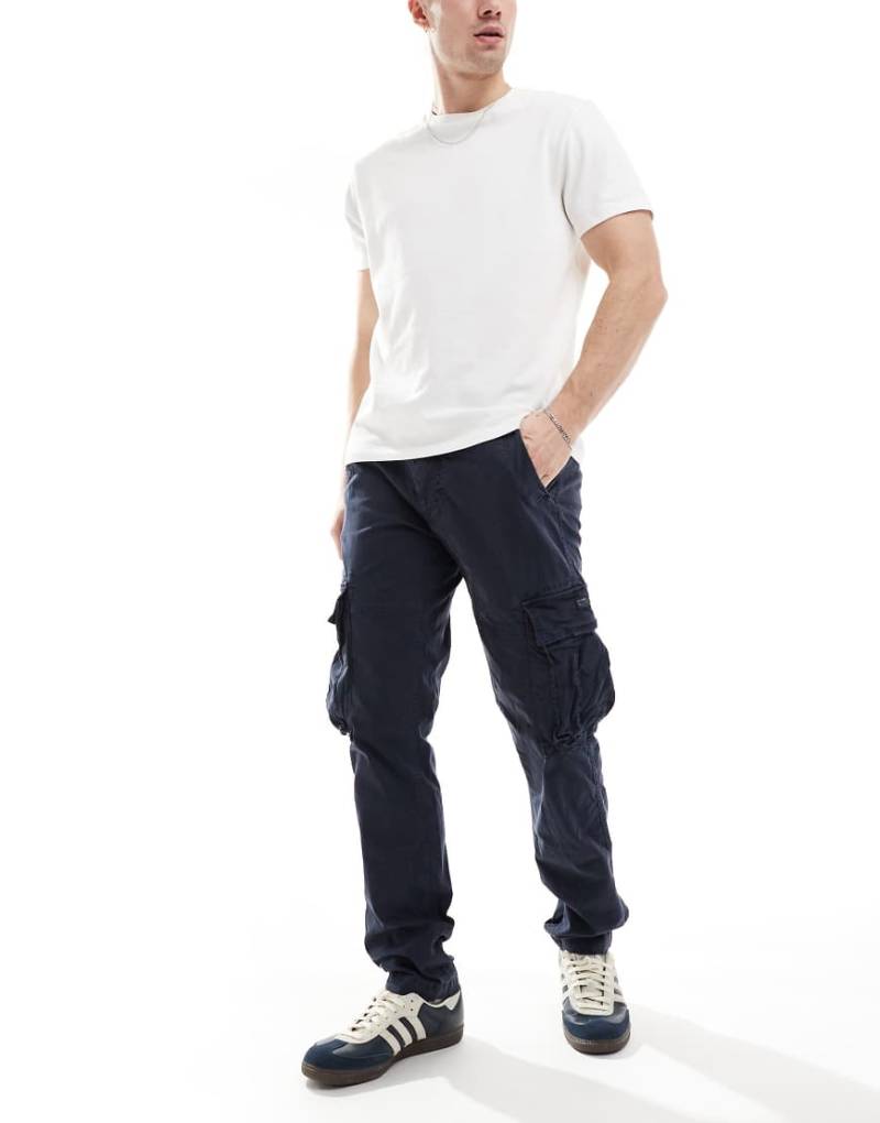 Superdry - Core - Cargohose in Eclipse-Marineblau von Superdry