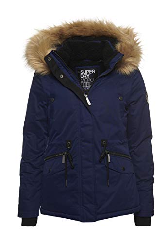 Superdry Damen Alpine Mikrofaserjacke Königlich Marineblau 44 von Superdry