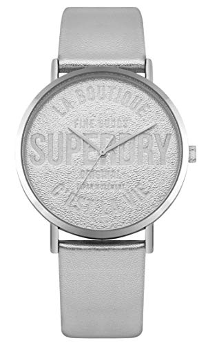 Superdry Damen Analog Quarz Uhr mit Leder Armband SYL251S von Superdry