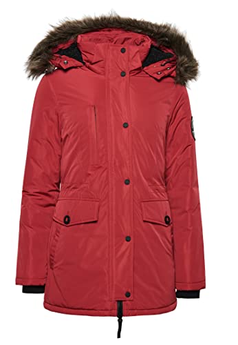 Superdry Damen Ashley Everest Parka Ziegelrot 40 von Superdry