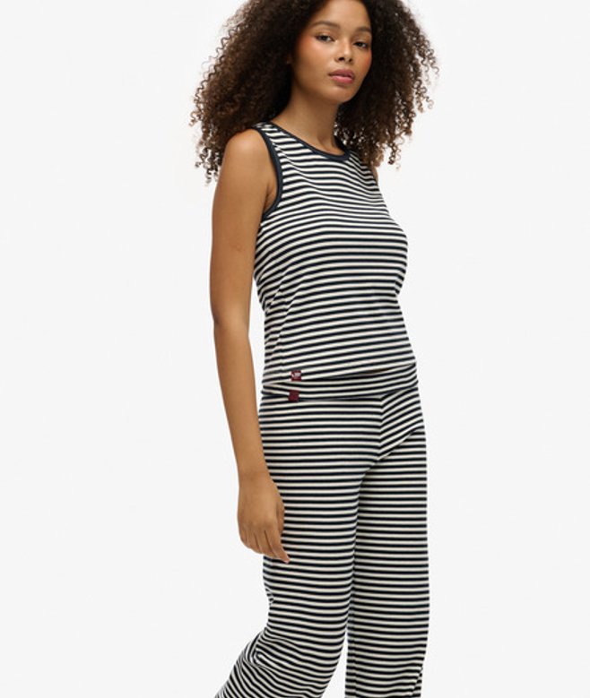 Superdry Damen Athletic Essentials Jogginghose mit Umschlagbund White - Größe: 36 von Superdry