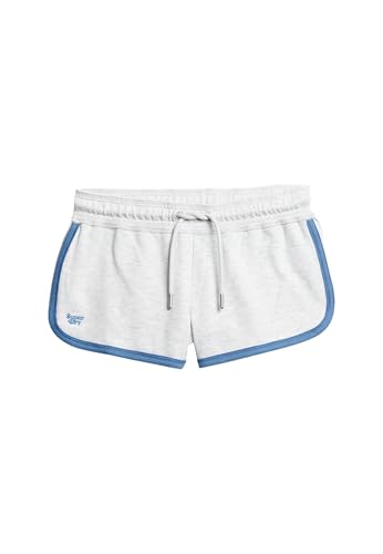 Superdry Damen Athletic Essentials Logo Racer Shorts Gletschergrau Meliert 40 Superdry Damen Athletic Essentials Logo Racer Shorts Gletschergrau Meliert 40 von Superdry