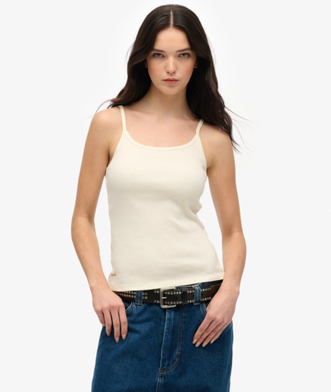 Superdry Damen Athletic Essentials Weste mit U-ausschnitt Weiß - Größe: 42 Superdry Damen Athletic Essentials Weste mit U-ausschnitt Weiß - Größe: 42 von Superdry