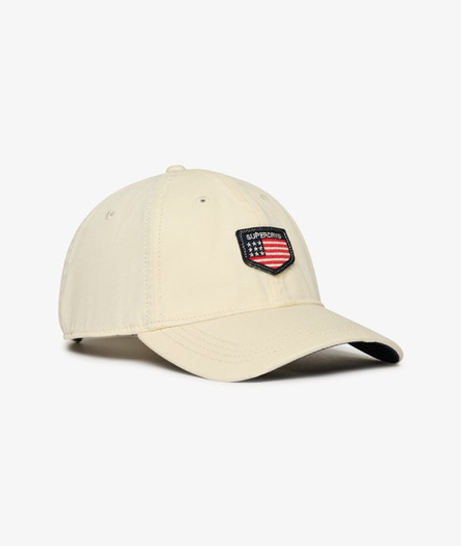 Superdry Damen Baseball Cap mit Aufnähern White - Größe: 1Größe Superdry Damen Baseball Cap mit Aufnähern White - Größe: 1Größe von Superdry