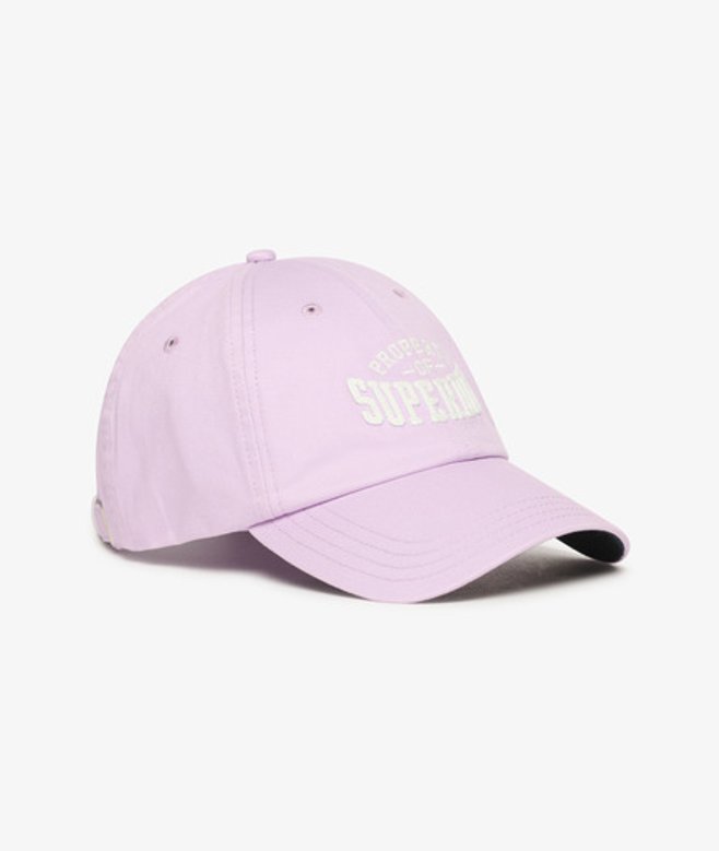 Superdry Damen Baseballmütze mit Grafik Lila - Größe: One Größe von Superdry