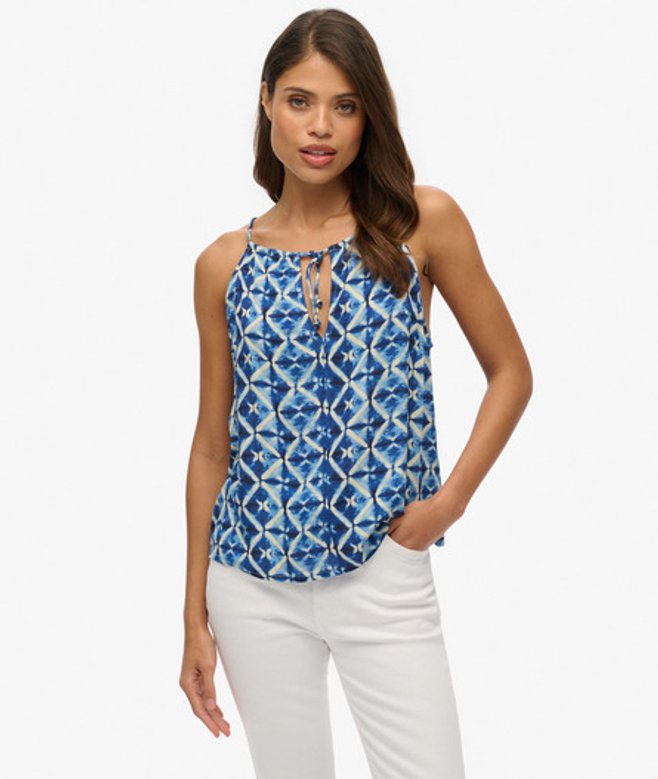 Superdry Damen Beach Cami Top Blue - Größe: 42 Superdry Damen Beach Cami Top Blue - Größe: 42 von Superdry