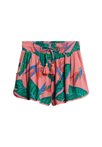 Superdry Damen Beach Shorts Pink Paradies 36 von Superdry