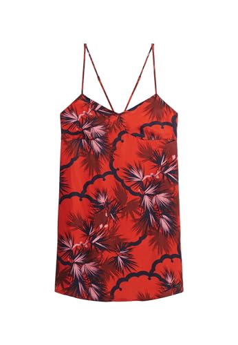 Superdry Damen Bedrucktes Mini-Trägerkleid Rotes Matsu Cloral 40 von Superdry