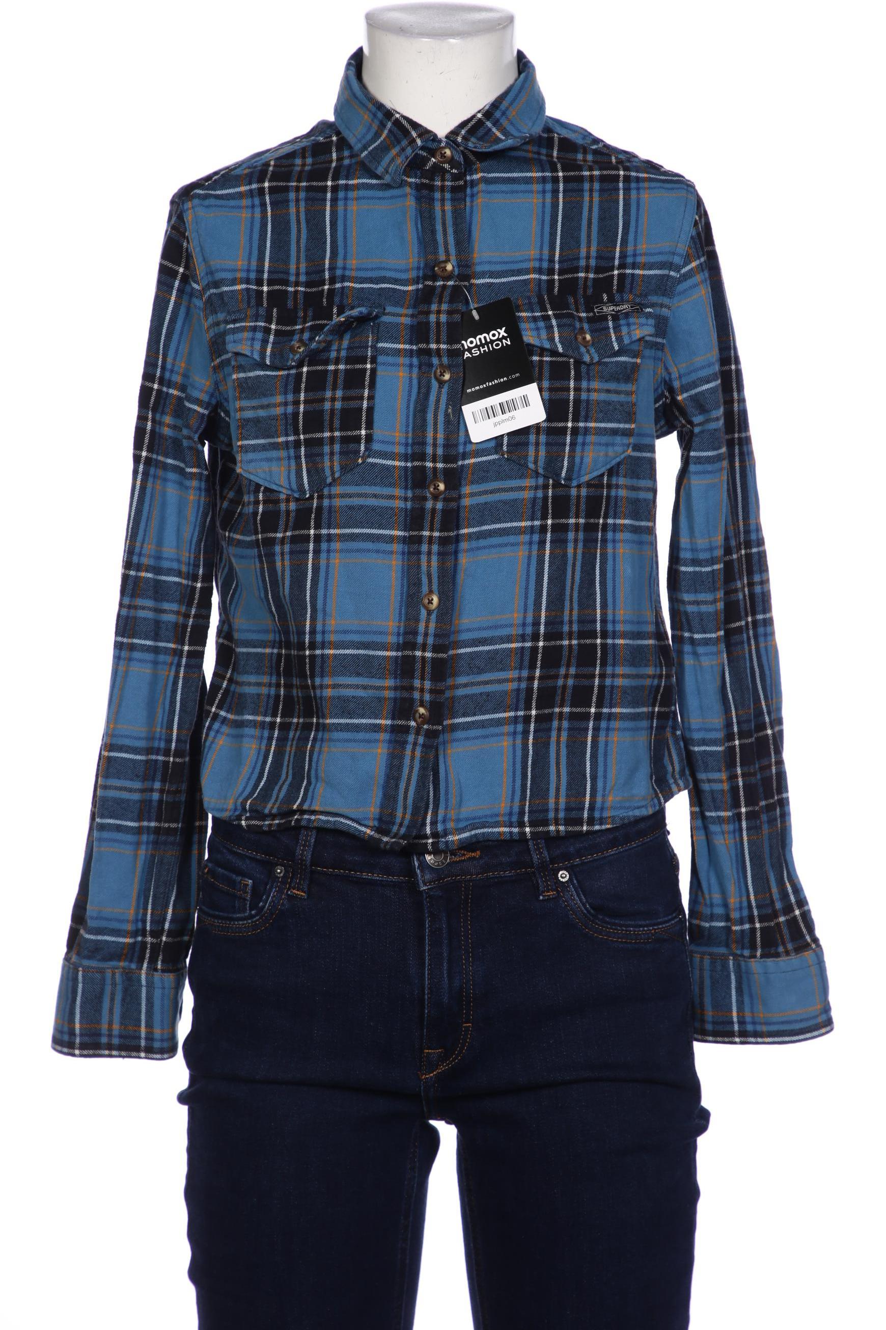 Superdry Damen Bluse, blau von Superdry