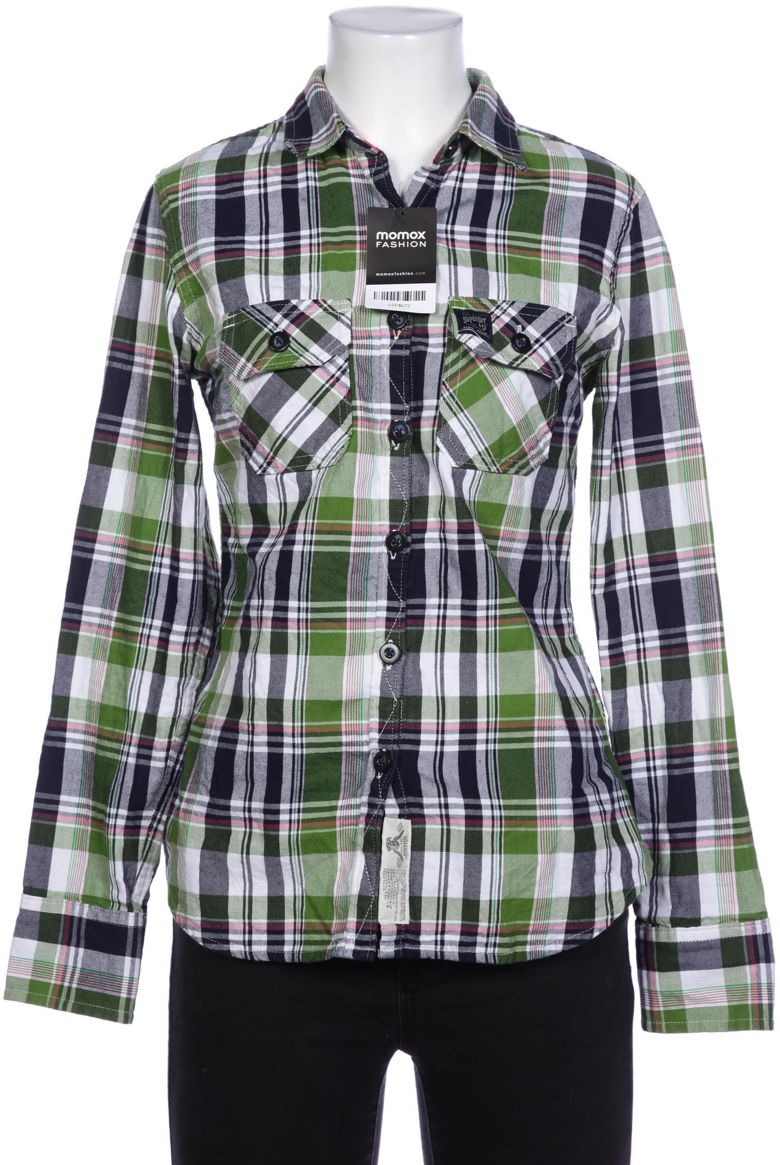 Superdry Damen Bluse, grün von Superdry