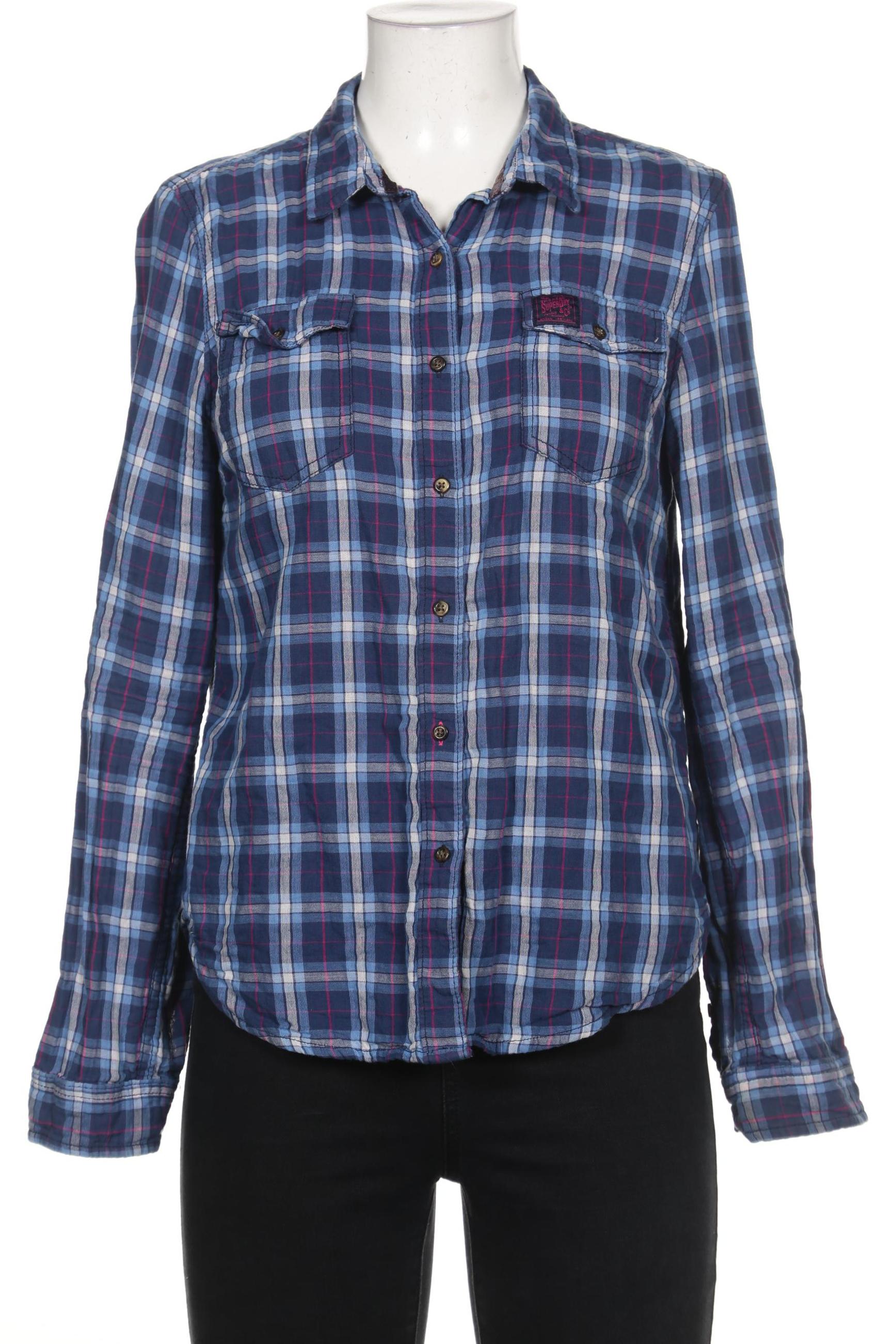 Superdry Damen Bluse, marineblau von Superdry