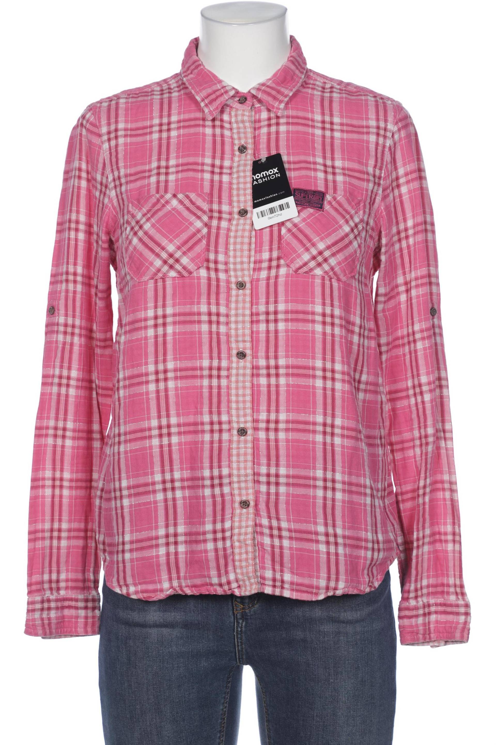 Superdry Damen Bluse, pink von Superdry