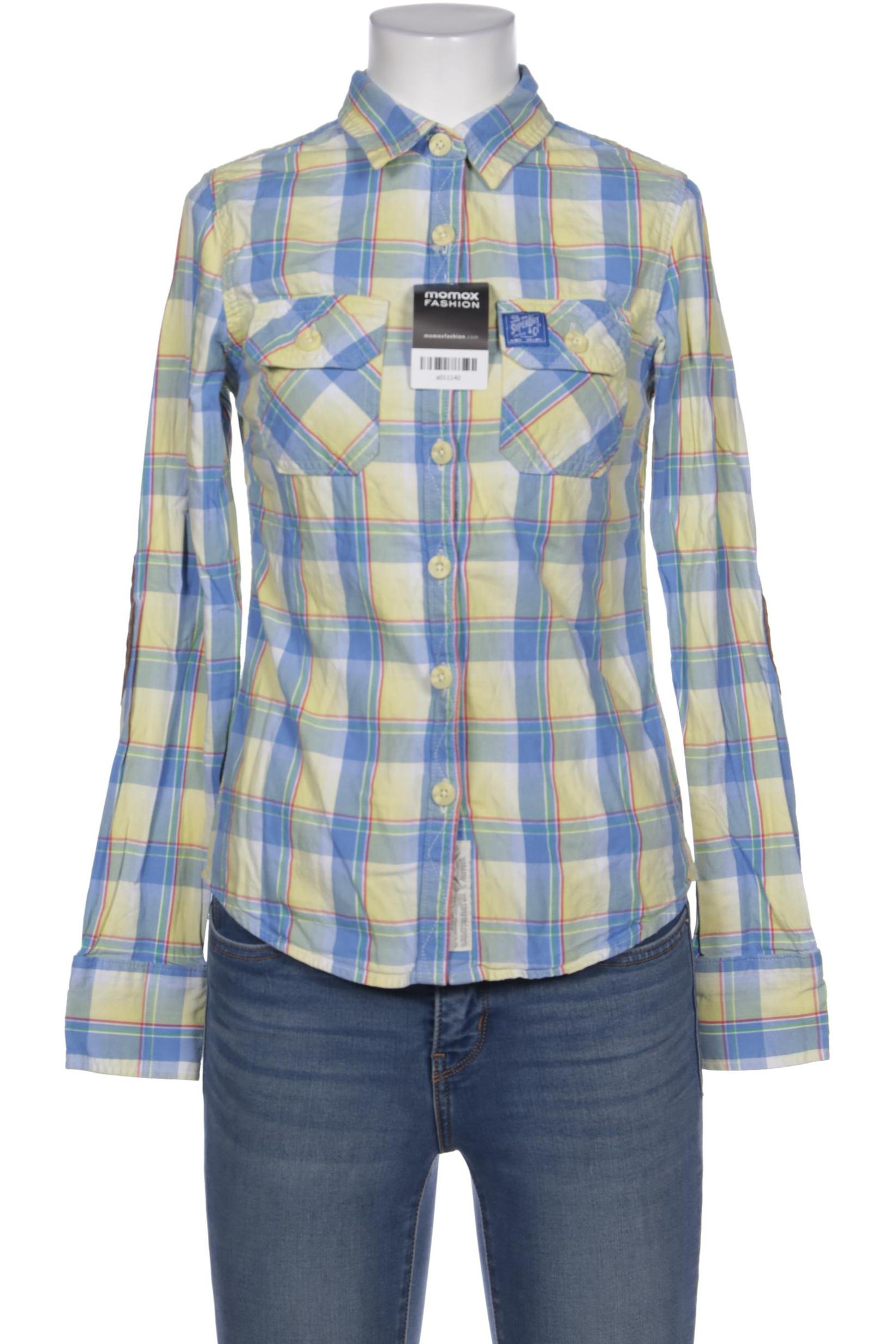 Superdry Damen Bluse, blau von Superdry