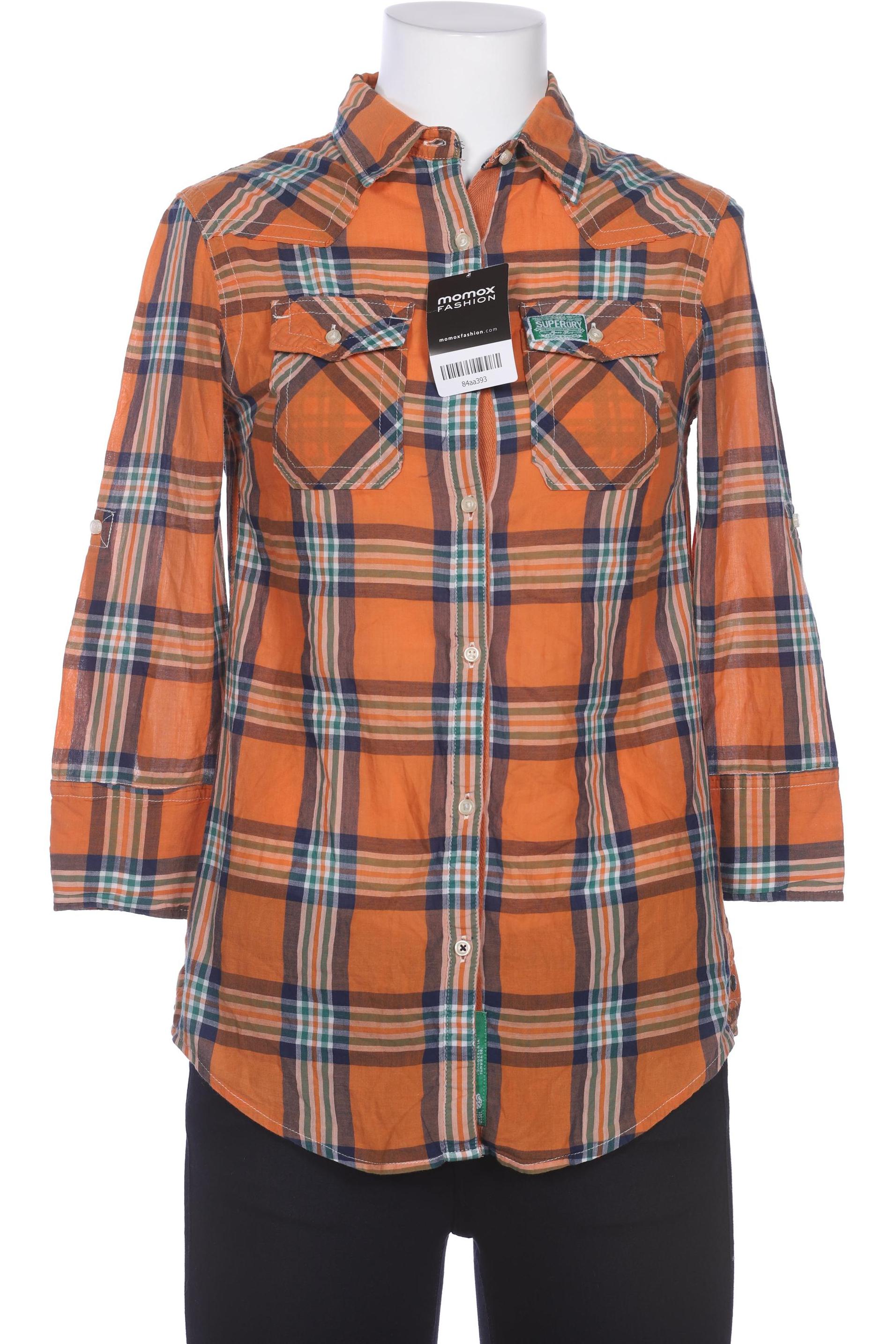 Superdry Damen Bluse, orange von Superdry