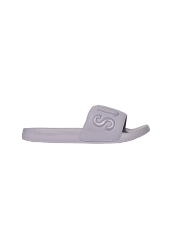 Superdry Damen CORE Pool Slide Sandal, Eislila, 38 EU Superdry Damen CORE Pool Slide Sandal, Eislila, 38 EU von Superdry