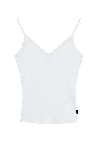 Superdry Damen Cami Top Hemd, Optic, Small von Superdry