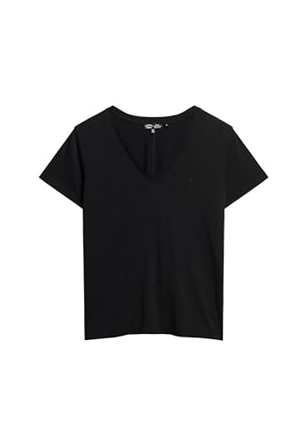 Superdry Damen Camiseta Lisa Businesshemd, schwarz, 36 von Superdry
