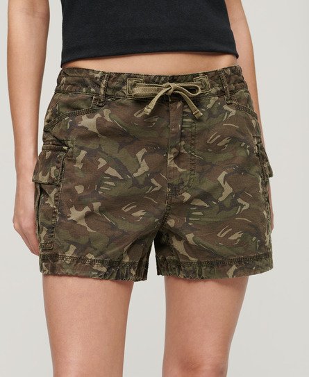 Superdry Damen Cargoshorts Grün - Größe: 36 von Superdry