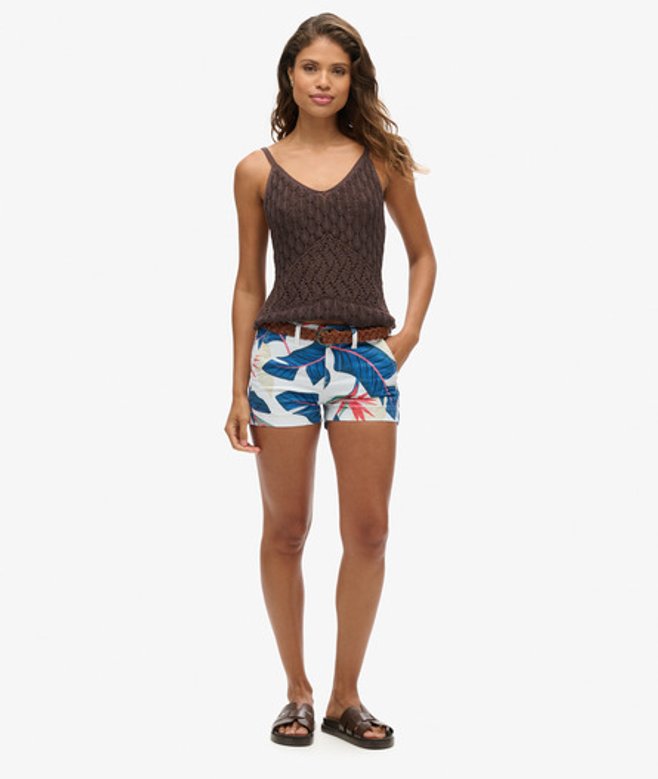 Superdry Damen Chino Hot Shorts Orange - Größe: 40 Superdry Damen Chino Hot Shorts Orange - Größe: 40 von Superdry