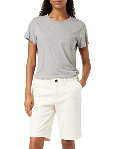 Superdry Damen City Chino Shorts, Elfenbein (Oyster PCB), 34 von Superdry