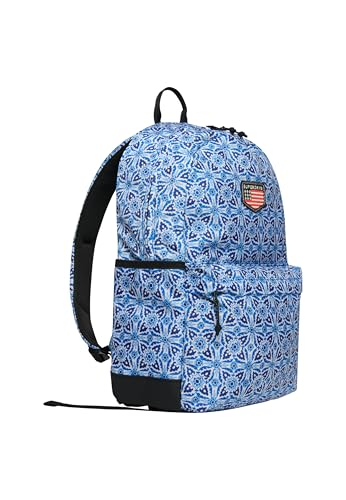 Superdry Damen Classic Patch Montana Rucksack Marineblau Geo 1SIZE von Superdry