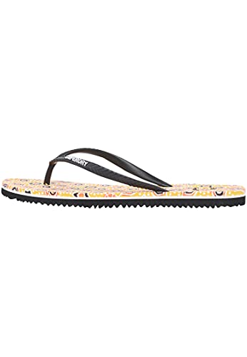 Superdry Damen Classic Vintage Flip Flop Slipper, Boho Yellow Aop, Large EU von Superdry