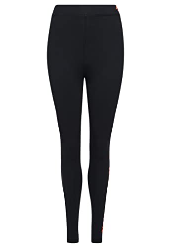 Superdry Damen Code CORE Sport Legging Kapuzenpullover, Eclipse Navy/Coral, 34 von Superdry