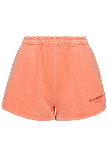 Superdry Damen Code CORE Sport Sweatshort Kapuzenpullover, Pastelline Koralle, 36 von Superdry
