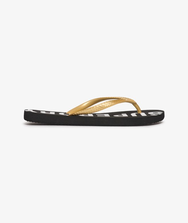 Superdry Damen Code Core Sport Flip-flops Schwarz - Größe: S von Superdry