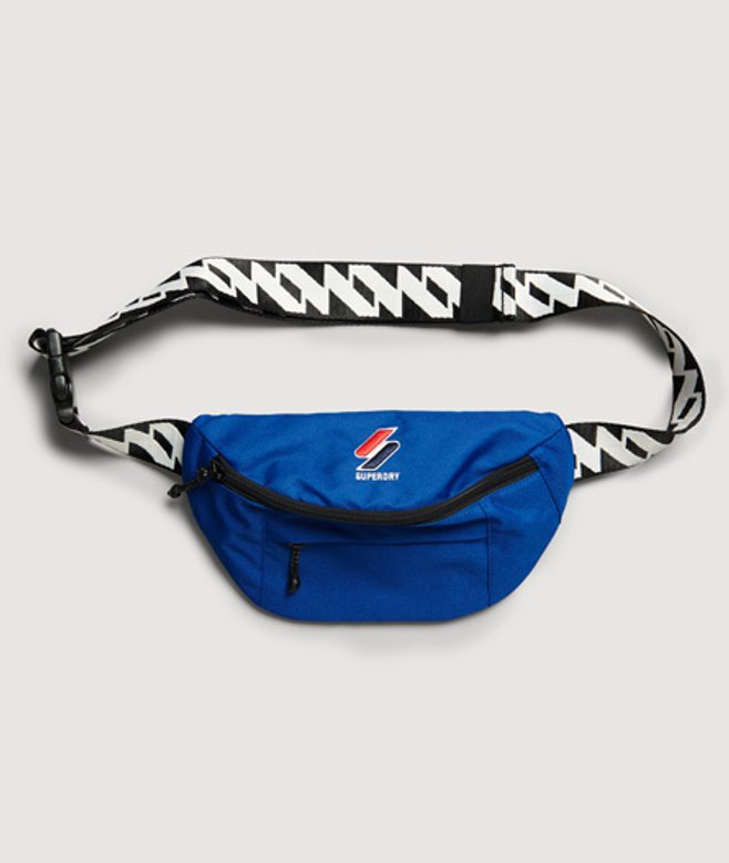 Superdry Damen Code Essential Bauchtasche Blau - Größe: One Größe von Superdry