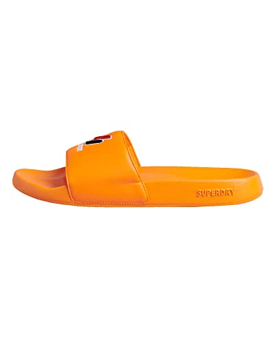 Superdry Damen Code Essential Pool Slide Schiebe-Sandalen, Denver Orange, Large EU von Superdry