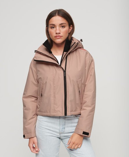 Superdry Women's Damen Rosa Code SD-Windcheater Jacke, Größe: 40 - Größe: 40 von Superdry