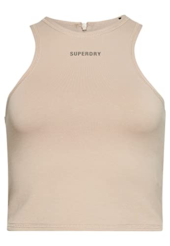 Superdry Damen Code TECH Racer Vest Kleid, grau (Warm Grey), 34 von Superdry