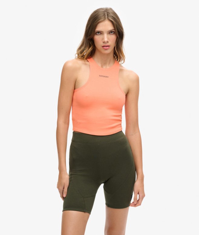 Superdry Damen Code Tech Racer-trägershirt Koralle - Größe: 44 von Superdry