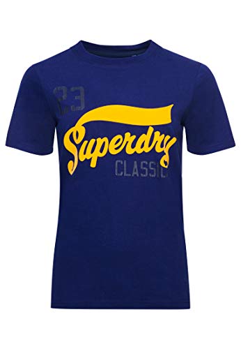 Superdry Damen Collegiate Cali State T-Shirt Neptun Blau 38 von Superdry