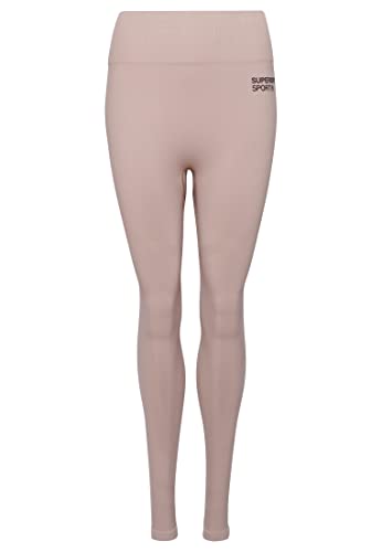 Superdry Damen Core Seamless 7/8 Tight Strumpfhosen, grau (Chateau Grey), M von Superdry