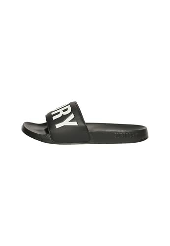 Superdry Damen Core Vegan Pool Slide Flipflop, Schwarz, optisch, Medium Superdry Damen Core Vegan Pool Slide Flipflop, Schwarz, optisch, Medium von Superdry