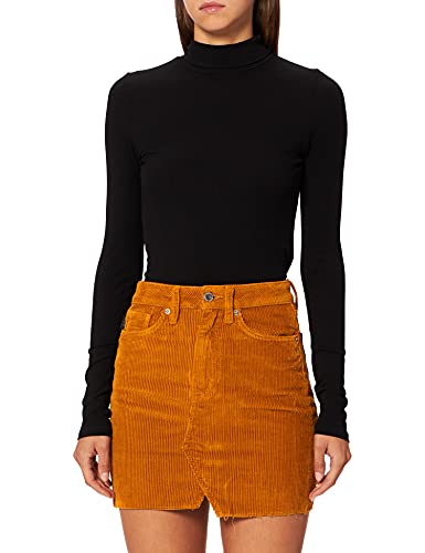 Superdry Damen Denim Mini Skirt, Turmeric Tan Cord, W26 von Superdry