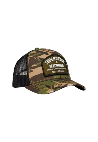 Superdry Damen Dirt Road Trucker Basecap Army Tarnmuster 1SIZE von Superdry