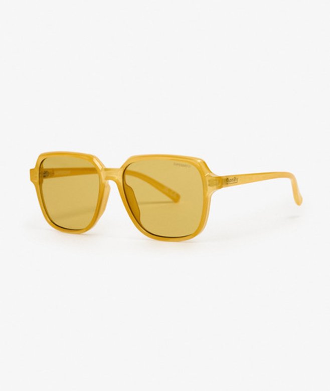 Superdry Damen Eckige OverGröße-sonnenbrille Yellow - Größe: 1Größe von Superdry