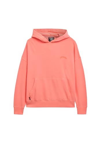 Superdry Damen Essential Hoodie mit Logo Feuriges Korallrot 40 von Superdry