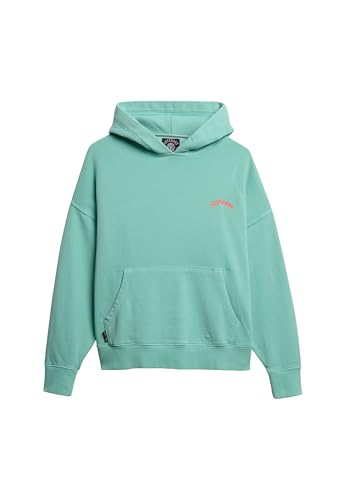Superdry Damen Essential Hoodie mit Logo Grüne Minze Hellgrün 40 von Superdry