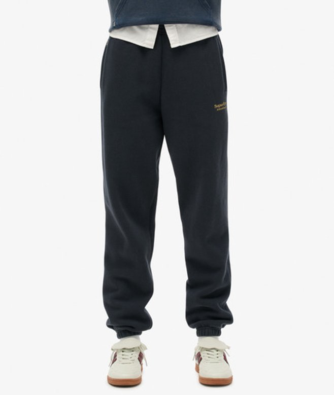 Superdry Damen Essential Logo Jogginghose mit Bündchen Marineblau - Größe: 36 von Superdry