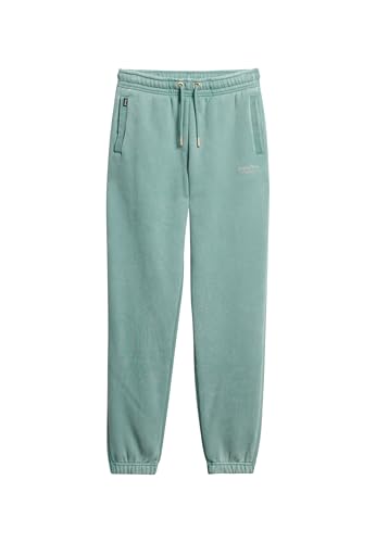 Superdry Damen Essential Jogginghose mit Bündchen und Logo Ölblau 44 von Superdry
