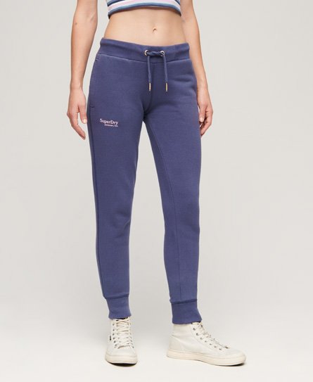 Superdry Damen Marineblau Essential Jogginghosen mit Logo, Größe: 42 von Superdry