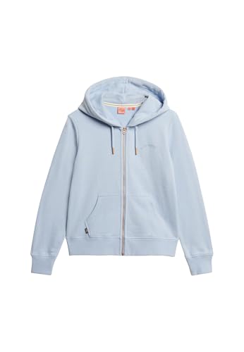 Superdry Damen Essential Kapuzenjacke mit Logo Leuchtend Blau 36 von Superdry