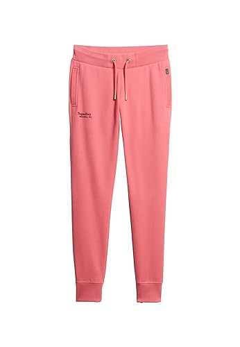 Superdry Damen Essential Logo Jogger Hose, Camping Pink, 36 von Superdry