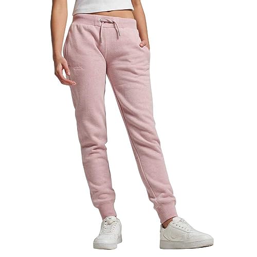 Superdry Damen Essential Logo Jogger Hose, Rosa (La Soft Pink Marl), 34 von Superdry