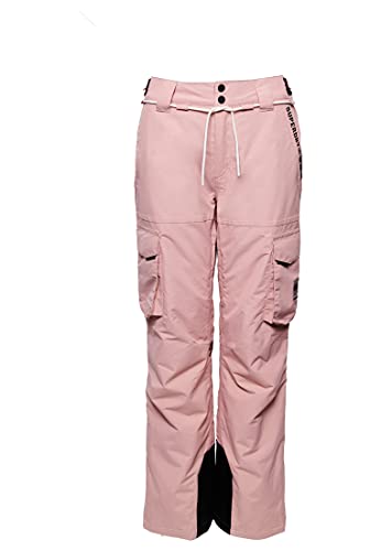 Superdry Damen Freestyle Cargo Pant Hose, rosa-Soft pink, 44 EU von Superdry